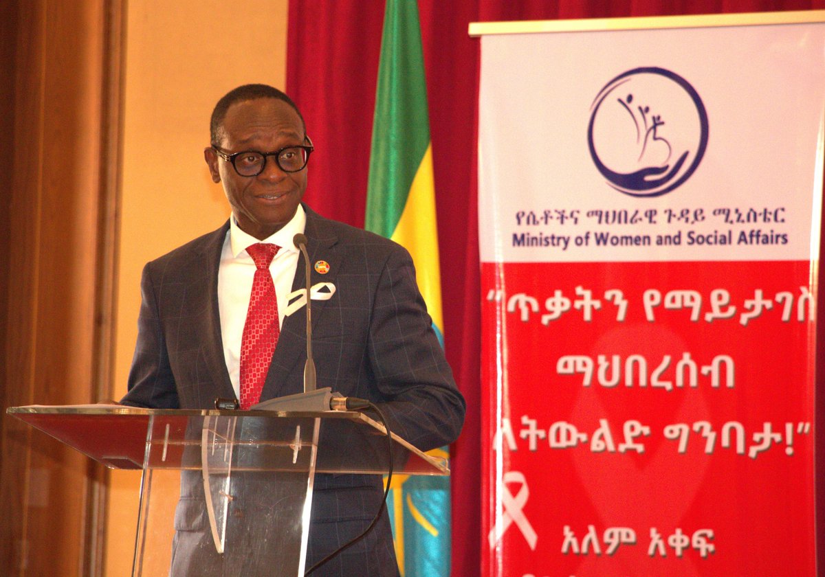 UNFPAEthiopia's tweet photo. Ethiopia launched today the 16 Days of Activism against #GBV under the national theme “A Community Intolerant of Violence for Generation Building.”
The event brought together Members of Parliament, senior government officials, religious leaders, and partners.
#16Days #EndGBV https://t.co/PX9tyVshvy