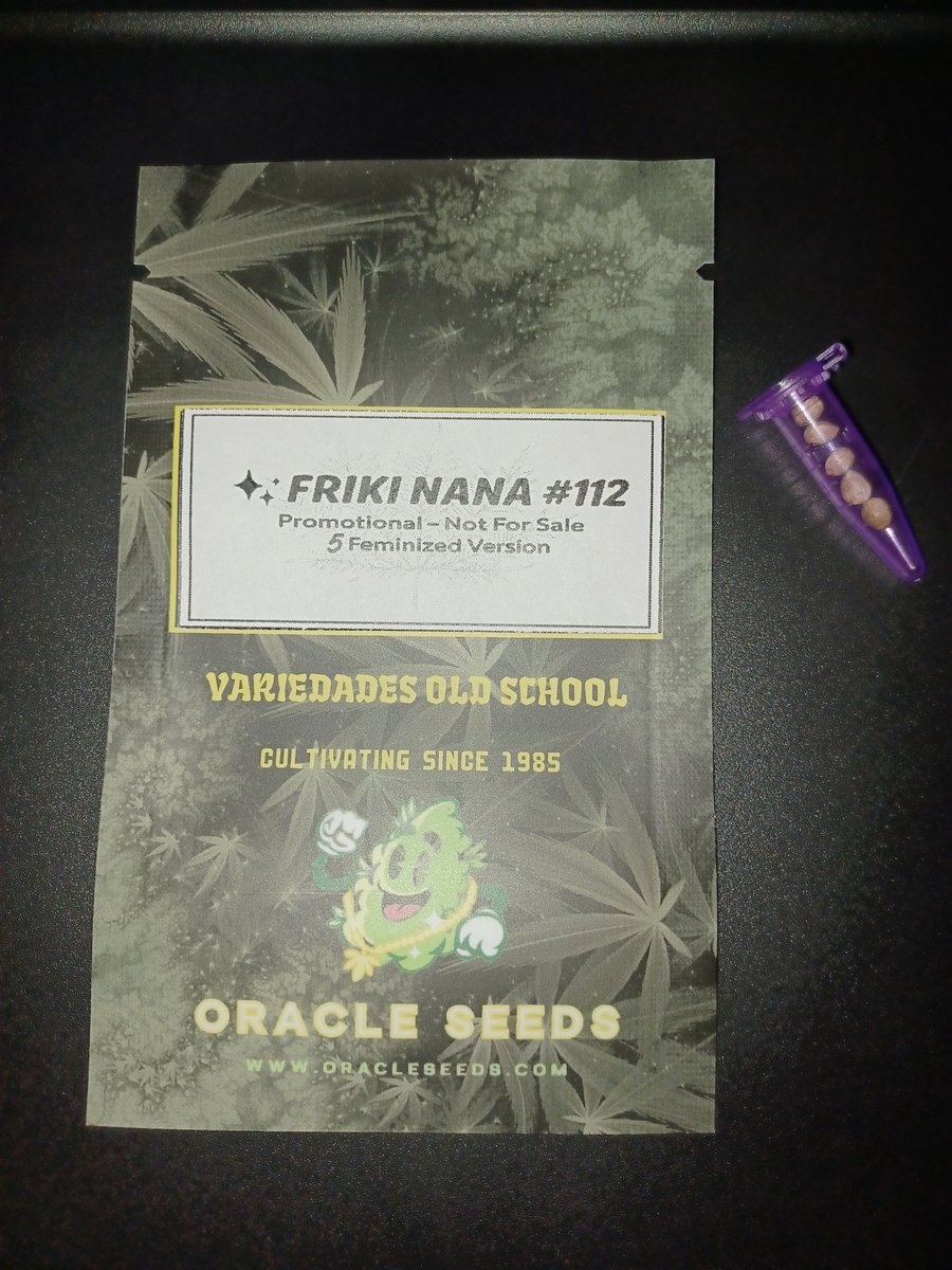 Oracle_Seeds's tweet image. 🇺🇸🚨 BIG ORACLE SEEDS GIVEAWAY 🚨
🎁 Prizes:
🔥 5 Friki Nana #112 FEMINIZED seeds
Mutant strain released in exclusive early access, not available in the catalog.
🔥 1 official Oracle Seeds sticker
✨ How to enter:
🔞 21+ only
👉 Follow @Oracle_Seeds
👍 Like and repost this post…