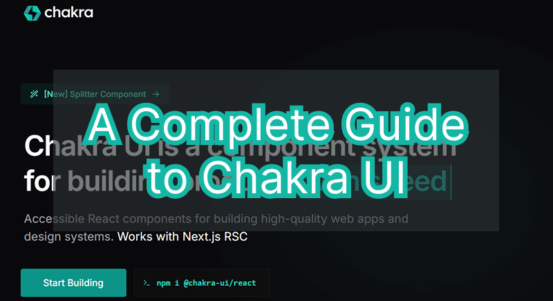 jsdevspace's tweet image. Build React UIs Faster with Chakra UI jsdev.space/chakra-ui-guid… #react #chakraui