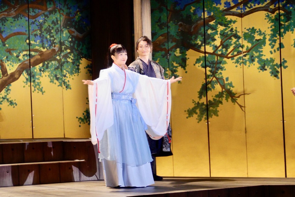 RenaYamasaki's tweet image. #新鶴姫伝説 
本日も1公演無事終了しました〜🕊️
ご来場ありがとうございました🫶
今日はアフタートークDay🎶短い時間だったけど、楽しかった😂
また明日も頑張るでぃ∪︎･ω･∪︎