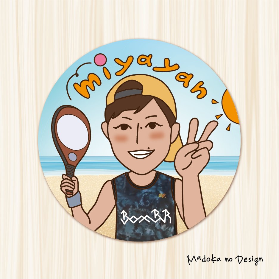 madocororin's tweet photo. #すっぴんしゃん　つながり
フレスコボール日本代表🇯🇵🔥
宮山有紀さん（miyayan）のロゴ完成しました😆✨
「さりげなくボール入ってるのもめっちゃかわいい😍」と言っていただき感激🥹
作っていくうちにどんどん宮山さんになってきてつくっていてテンションあがりました🔥
これからも全力で応援します https://t.co/47M63V0uDw