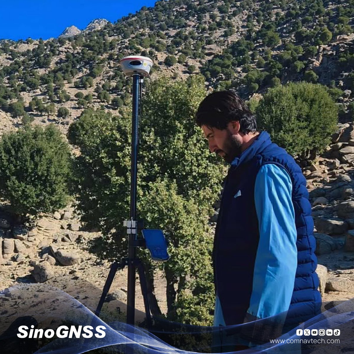 ComNav_Tech's tweet image. Challenging terrain? No problem.
Jupiter Laser RTK can provides 50M-range laser surveying and stable positioning — even in hill regions. 
Learn more &amp;gt;&amp;gt; comnavtech.com/product/receiv…
#SinoGNSS #ComNavTech #Surveying #GNSS #Laserrtk #GPS