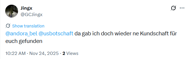 Wassn das?

Wer issn das?

Ich habe Fragen...
Bin natürlich geblockt und kann keine stellen.