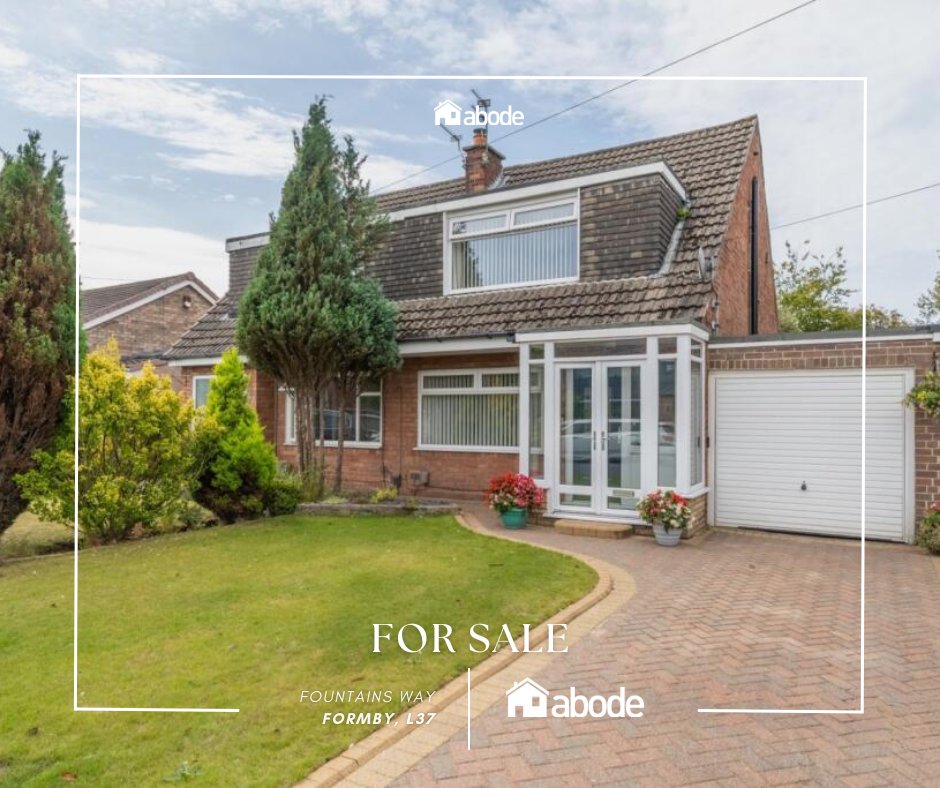 theabodegroup's tweet image. 🔥 For Sale | Fountains Way, Formby

Ideal for first-time buyers &amp;amp; downsizers. Immaculate 2-bed semi with 4-piece bathroom, breakfast kitchen, lounge–diner, utility &amp;amp; WC, driveway, garage &amp;amp; garden. No chain.

More info: 

rightmove.co.uk/properties/166…

📩 DM to book a viewing

#Formby