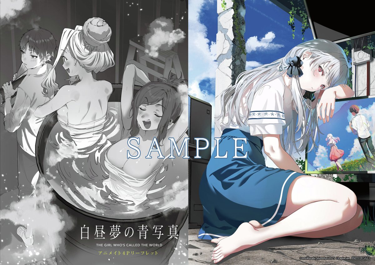 小説版『白昼夢の青写真』特典情報④ アニメイト様のSSリーフレットに