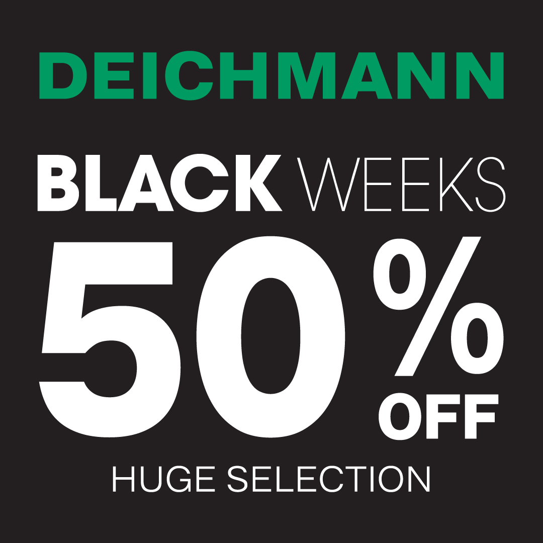 Get ahead of the Christmas rush this Black Friday period with 50% off selected styles in-store and online at Deichmann.
Please look out for the tag.
@deichmann_uk