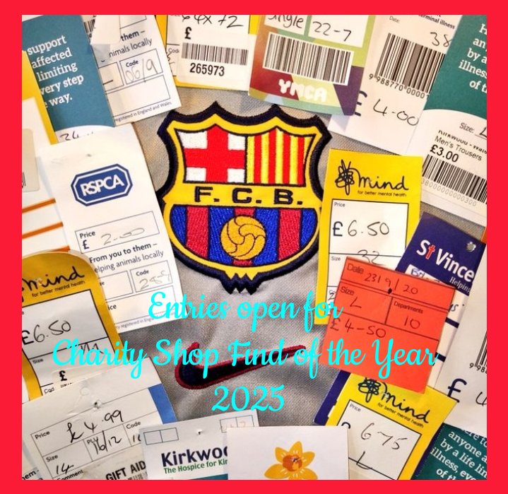 Charity Shop Finds' Football Shirts tweet media