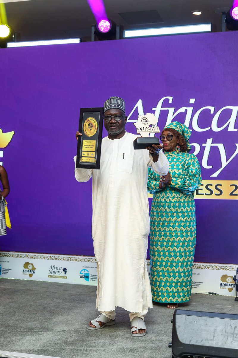 The AfriSAFE 2025 Power Generation Company of the Year: Mainstream Energy Solutions Limited 

We applaud your commitment to safety, health, and environmental excellence in operations. 

AfriSAFE 2025… In collaboration with Workplace Safety Professionals Association of Kenya

…