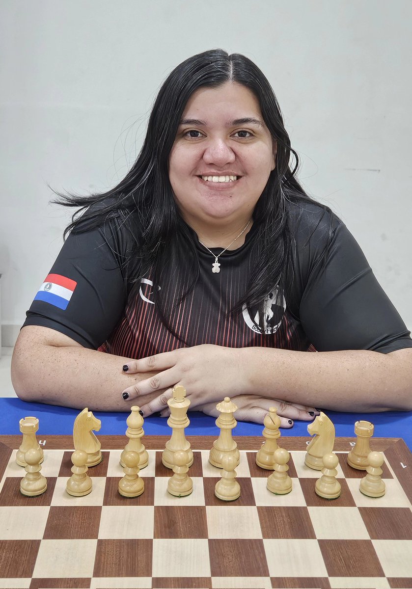 kaissapy's tweet image. 🏆Campeona Nacional Femenina 2025
🇵🇾 9 veces Campeona Paraguaya de Ajedrez 
🇺🇿 Clasificada a las Olimpiadas de Ajedrez Uzbekistán 2026