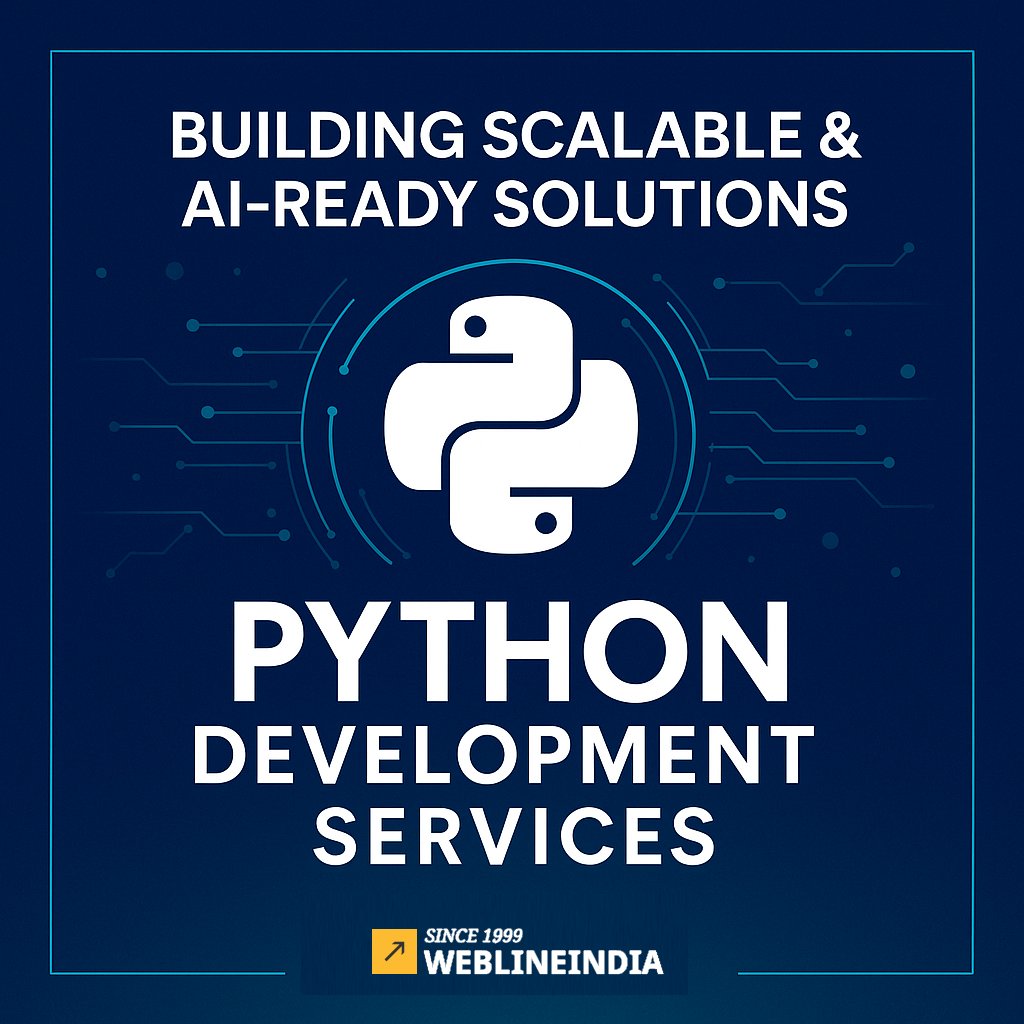 WeblineIndia's tweet image. Unlock powerful, scalable, AI-ready applications with our expert Python Development Services at WeblineIndia.

Let’s build something future-ready!
👉 weblineindia.com/python-develop…

#Python #AI #MachineLearning #WebDevelopment #TechTrends