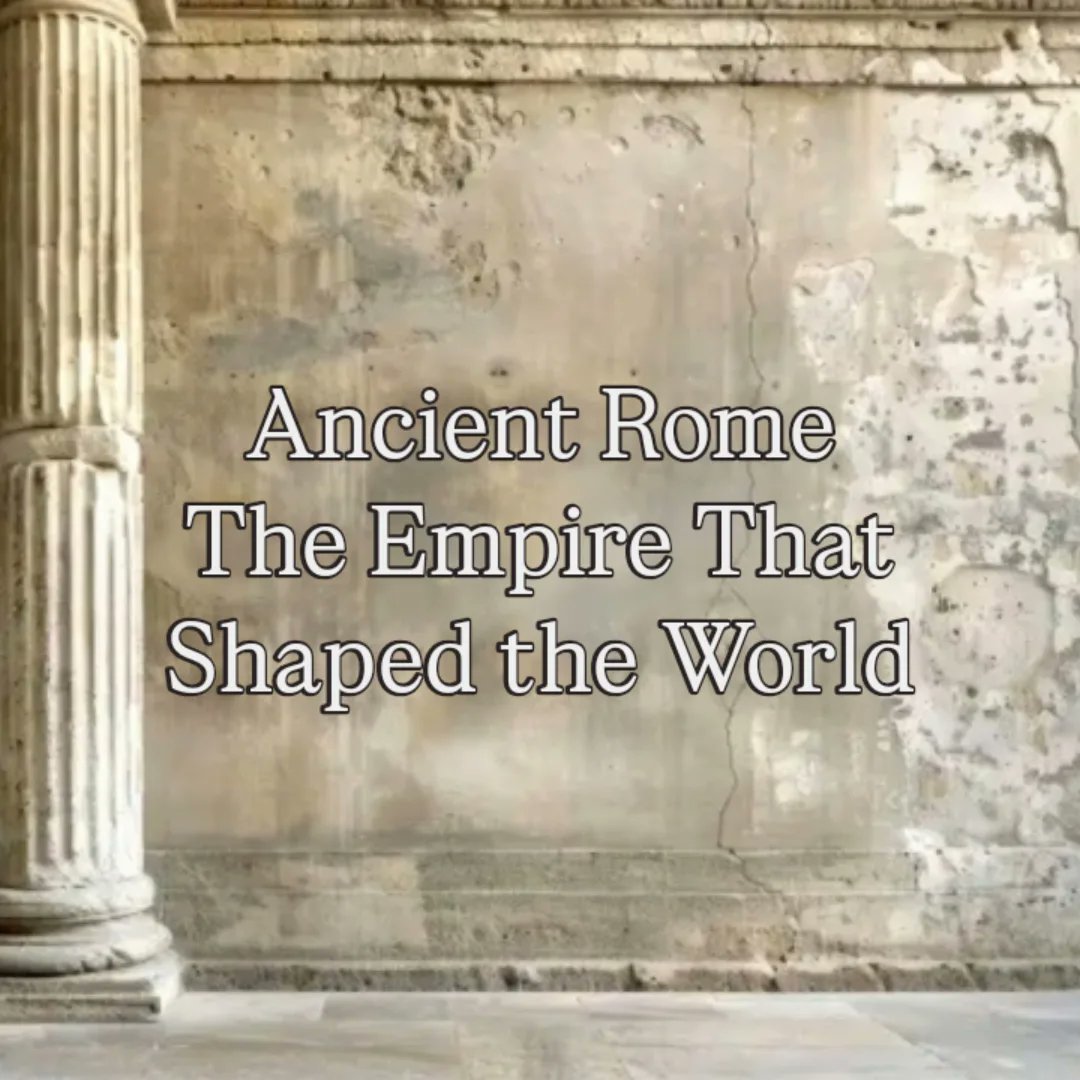 mark_evans67019's tweet image. Ancient Rome: Builders of an Eternal Legacy 🏛️
They created laws, engineered roads and aqueducts, and shaped languages still spoken today.
An empire that rose... ruled... and changed history forever.
#AncientRome #History #Civilizations #Rome