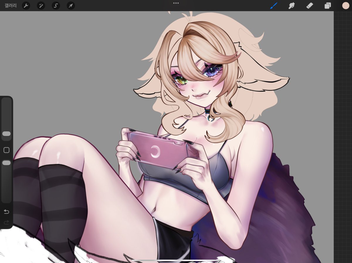 Geckobon's tweet photo. Trying out a new style of PNGTubers…? Full body and rigged in L2D 👀👀

Hopefully it works as envisioned 🙏🙏🙏😔 https://t.co/1Q7zCRi9Xg