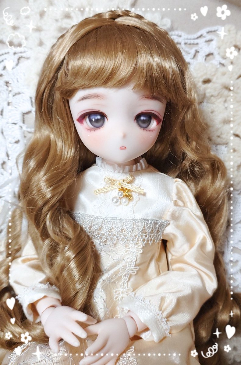 akokina's tweet image. @MurmurCoco様の素敵なウィッグ💕ご縁ありがとうございます🥰眉がかわいいお嬢さんなのでオン眉にしてみました😉

#chouchou子
#MurmurCoco