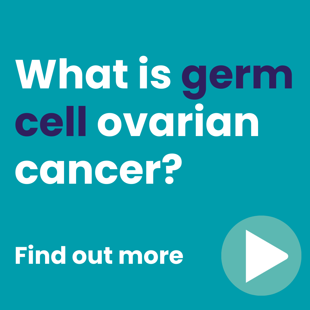 Do you still have questions about germ cell #ovariancancer?

A germ cell tumour is a rarer type of ovarian cancer which comes from egg cells in the ovary.

➡️ Read more about the types of ovarian cancer on our website bit.ly/3LxTDkG