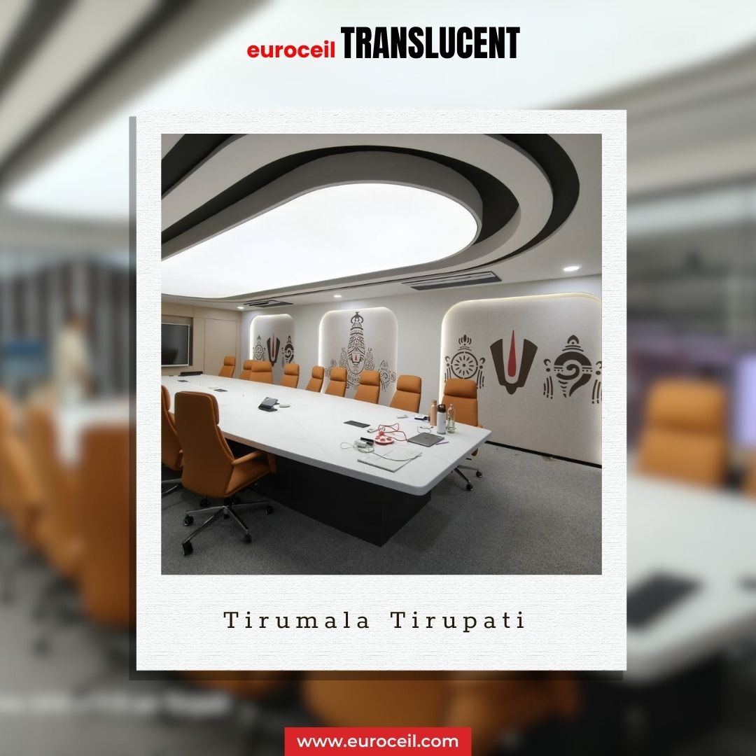 euroceil's tweet image. Light, structure, and design come together beautifully at our recent project in Tirupati. ✨

euroceil’s translucent stretch ceiling transforms the space creating a calm, elevated atmosphere.

#euroceilceilings  #TranslucentCeiling #TirupatiProject #LightingDesign #StretchCeiling