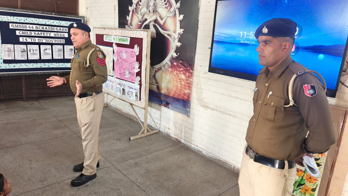 ChdCyberCell's tweet image. Today, a Cyber Security &amp;amp; Safety awareness program was conducted at GMSSS 44B, Chandigarh. Approximately 75–80 students and staff actively participated in the session.