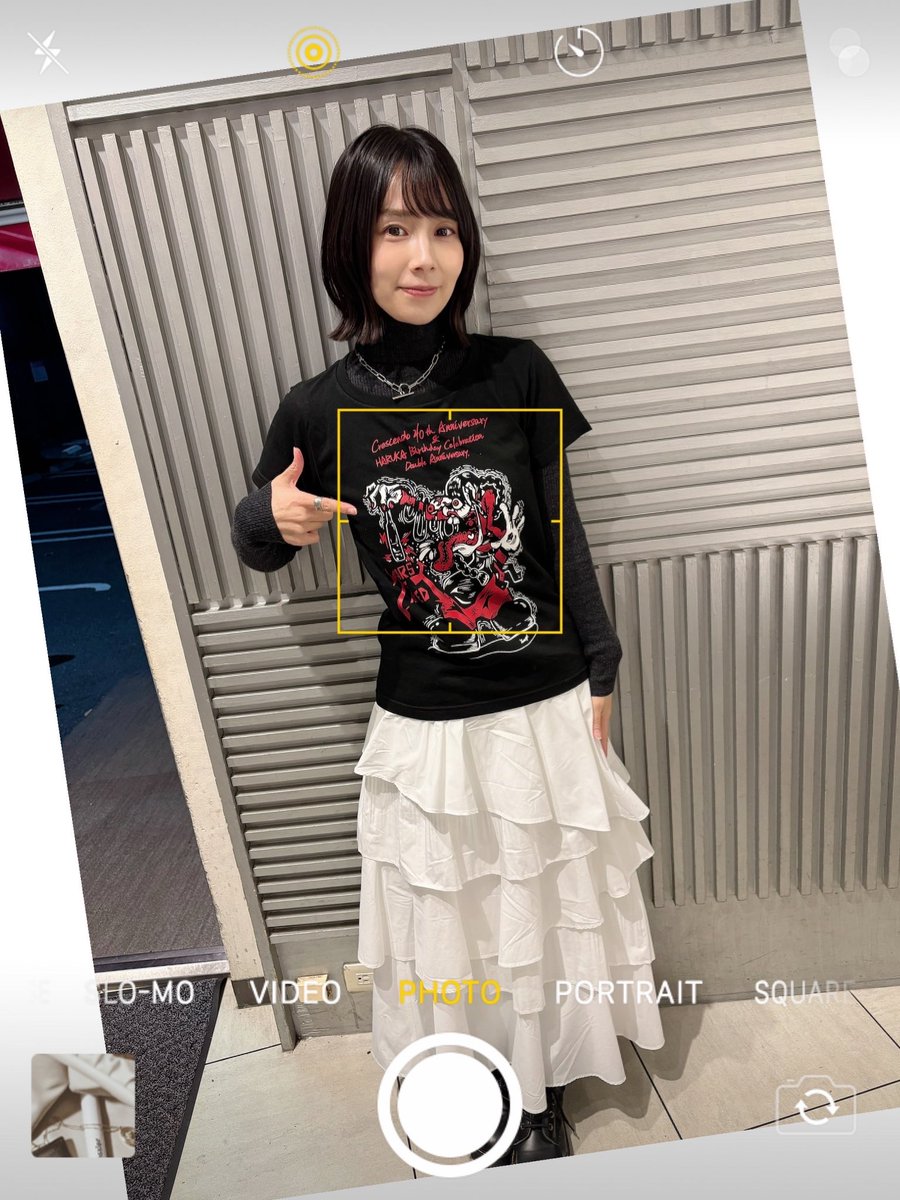 ライブまで２週間切りました🤘

久しぶりのクレッシェンド…
わくわくが止まらない❣️⚡️🐯

まもなく？グッズ紹介します〜👕✨