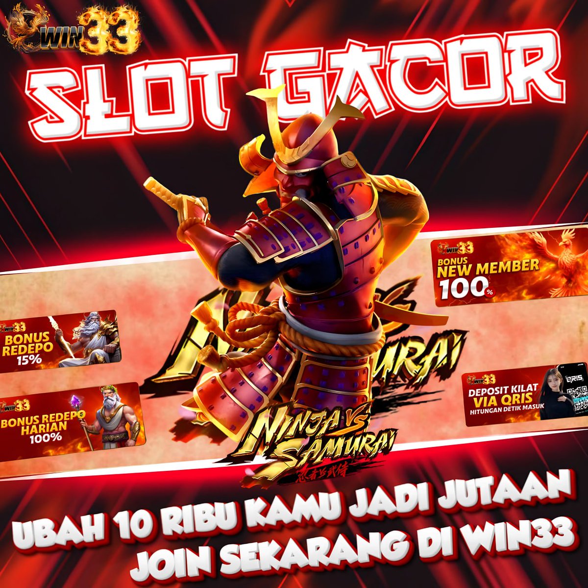 fazira_win33's tweet photo. ๐ PROMO WIN33 TERBARU! ๐
๐ฅ Bonus New Member 100%
๐ฅ Bonus Deposit Harian 10% + 5%
๐ฅ Bonus Redeem via APK 15%
๐ฐ Rollingan Slot & Casino
๐ Winstreak Sabung Ayam!
Gaskeun sekarang, jangan sampai ketinggalan! ๐ฅ #WIN33 #PromoGila #MainUntung https://t.co/4WuCSLrwZr