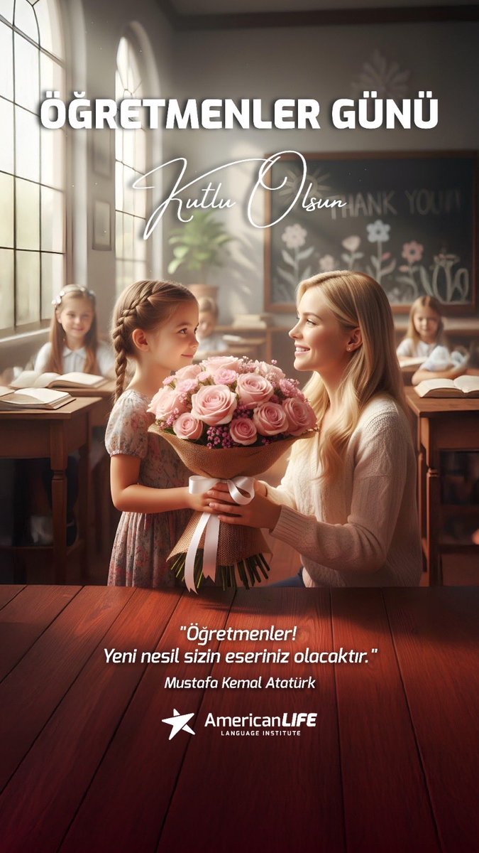 Sadece öğretmiyoruz; ilham veriyoruz. Bu özel gün hepimizin. Bilginin ışığını yakan tüm öğretmenlerimizin günü kutlu olsun ❤️💐 #öğretmenlergünü