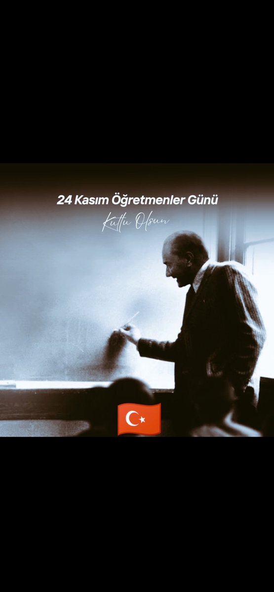 Önce Atatürk’ün sonra  tüm öğretmenlerimizin günü kutlu olsun 🙏💛

 #ÖğretmenlerGünü