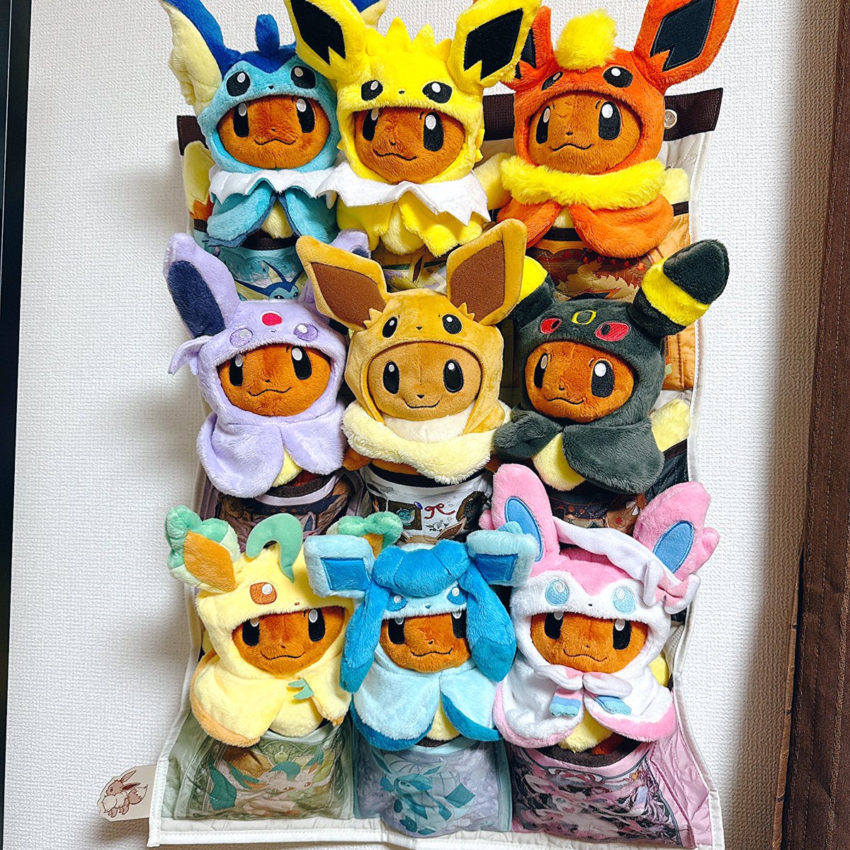 Eeveecollection 9種セット ぬいぐるみ ウォールポケット Eevee Collection イーブイコレクション ウォールポケット イーブイ