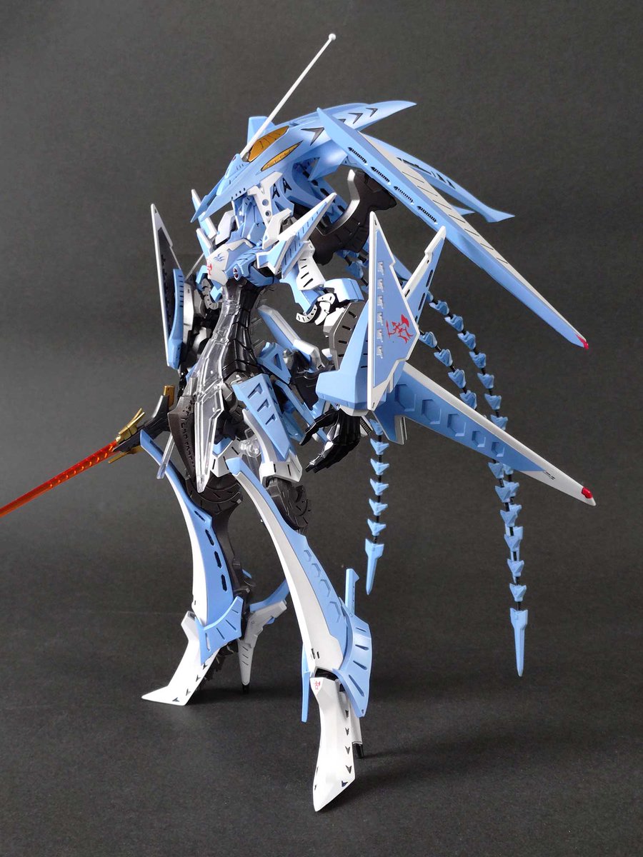 bpx180's tweet image. アワートレジャーの破烈の人形完成。
普段出力品ばっか触ってるもんで、プラキットはすごく楽しい。 
#FSS_jp