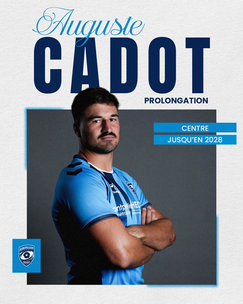 𝐴𝑢𝑔𝑢𝑠𝑡𝑒 𝐶𝑎𝑑𝑜𝑡 𝑝𝑟𝑜𝑙𝑜𝑛𝑔𝑒 👏

Notre centre continue son aventure montpelliéraine jusqu'en 2028 💙