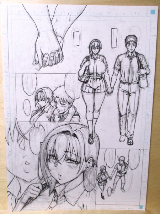 冬コミんの進捗の線画
ラブラブからの彼氏が現場を見ちゃうのが好き 