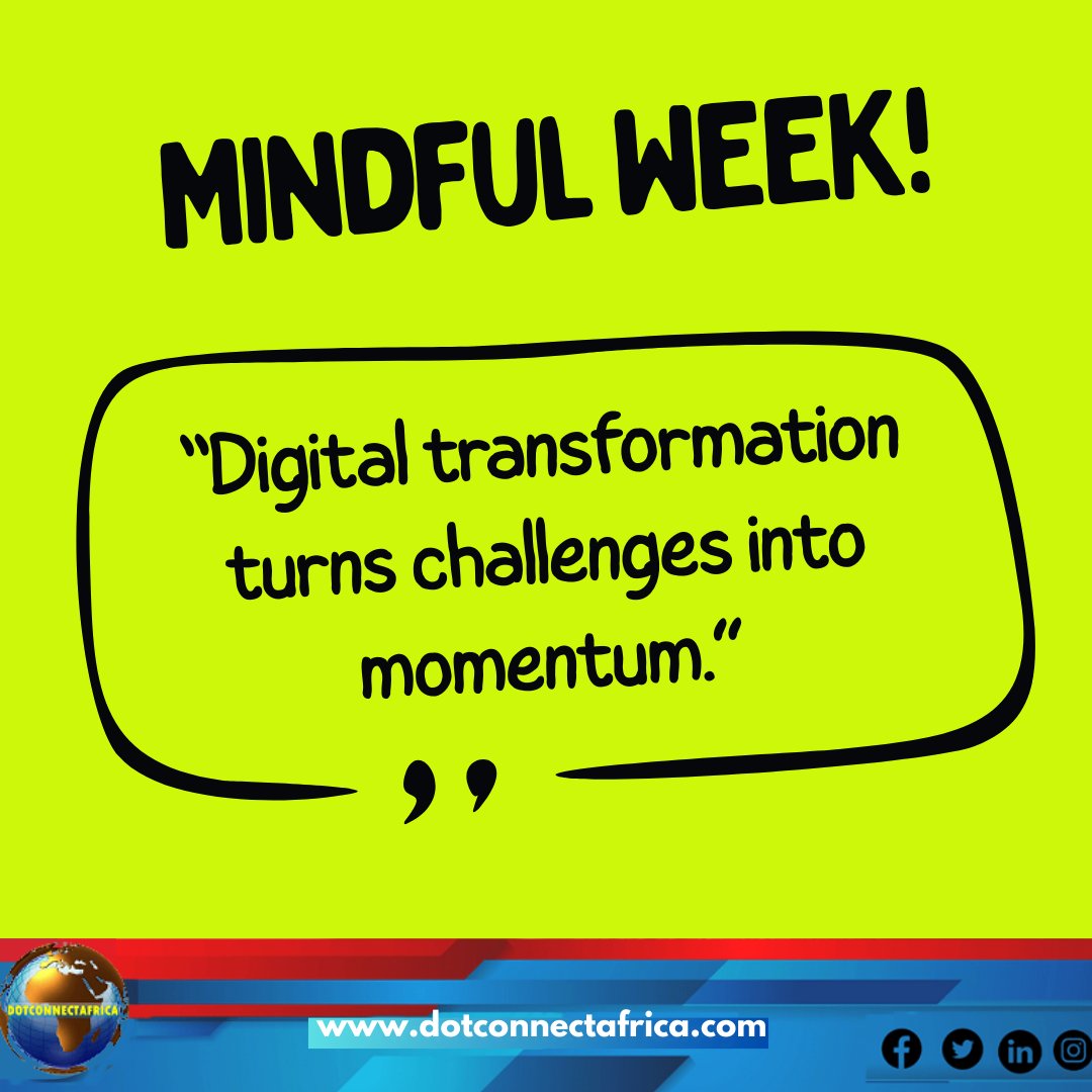 dot_africa's tweet image. Happy new week !Digital transformation turns challenges into momentum — because growth starts the moment you choose to evolve. 

 #DigitalTransformation #InnovationDriven #TechForGrowth #DigitalShift #FutureReady #BusinessEvolution #SmartSolutions #DigitalSuccess