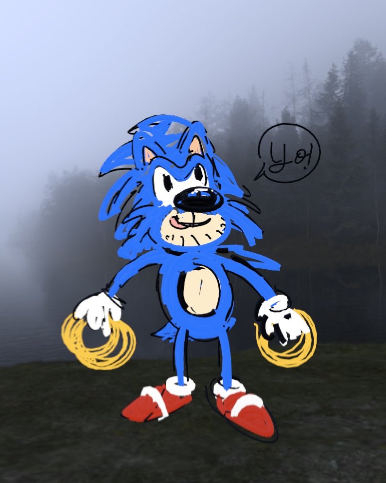 jimmygunawanapp's tweet image. #bsdoodles “Sonic The Hedhehog KW”