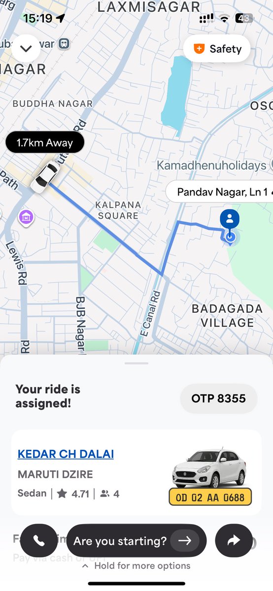 Nabapujari's tweet photo. @odishayatri Do you have a policy to ask extra money to the consumers in taking the ride ? @CMO_Odisha @CTOdisha https://t.co/ZVKEQkgEMj