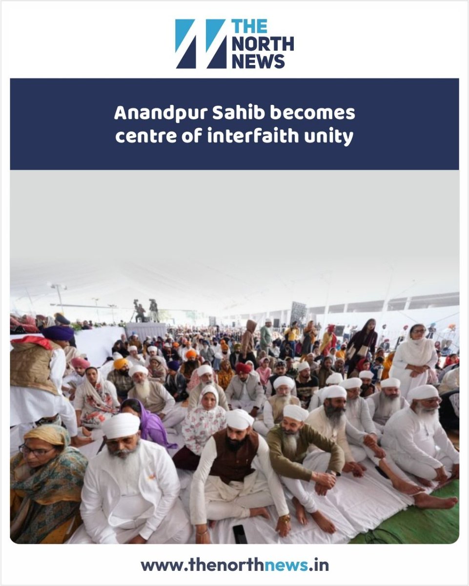 thenorthnews_in's tweet image. Anandpur Sahib becomes centre of interfaith unity.

Read more: thenorthnews.in/anandpur-sahib…

.

#AnandpurSahib #InterfaithUnity #TheNorthNews