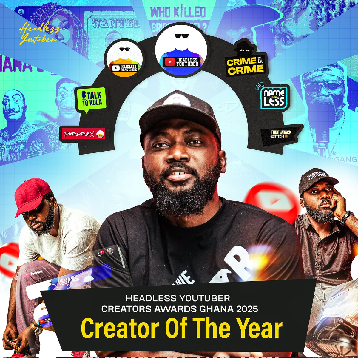 HeadlessYouTube's tweet image. Good Morning from the 2025 Creator of the Year!

How was your weekend?