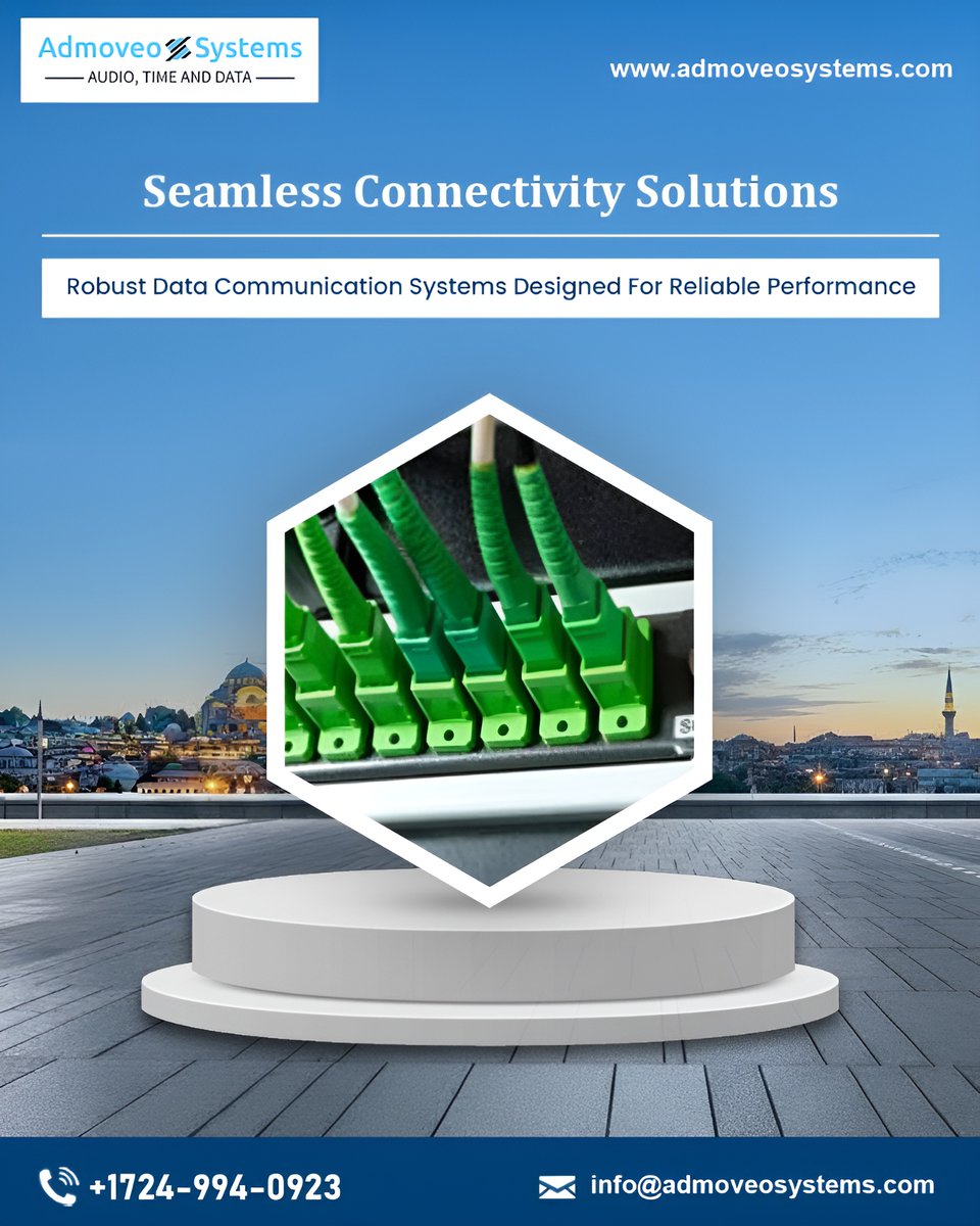 admoveosystems's tweet image. Unlock the power of uninterrupted communication! Our seamless, robust data communication systems deliver reliable, secure, and scalable performance. 
admoveosystems.com

#ConnectivitySolutions #DataCommunication #TechInnovation #NetworkInfrastructure #DigitalTransformation