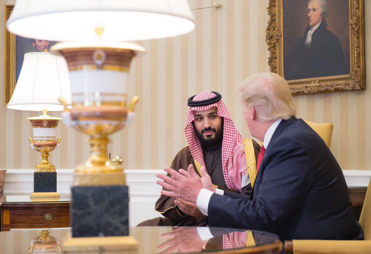 HRHMBNSALMAAN's tweet photo. الشراكة بين السعودية وأمريكا «لا يمكن استبدالها»
أكد ولي العهد أن العلاقة بين البلدين «لا يمكن استبدالها»، وأنها حاسمة للأمن السياسي والاقتصادي للمملكة. 
. The partnership between Saudi Arabia and America 'cannot be replaced'

The crown prince stressed that the relationship between the two countries "cannot be replaced" and that it is crucial to the political and economic security of the kingdom.