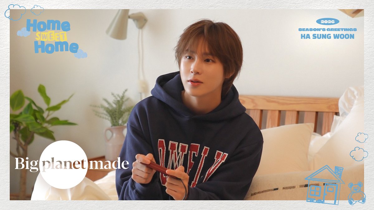 BPM_HSW's tweet image. [#하성운] 🎞

하성운 (HA SUNG WOON)
2026 SEASON&apos;S GREETINGS
[HOME SWEET HOME] Teaser

🔗 youtu.be/_YIwyHGXQws

Pre-Order
2025. 11. 11. (TUE) 14:00 -
2025. 11. 26. (WED) 23:59 (KST)

#HASUNGWOON 
#HOME_SWEET_HOME