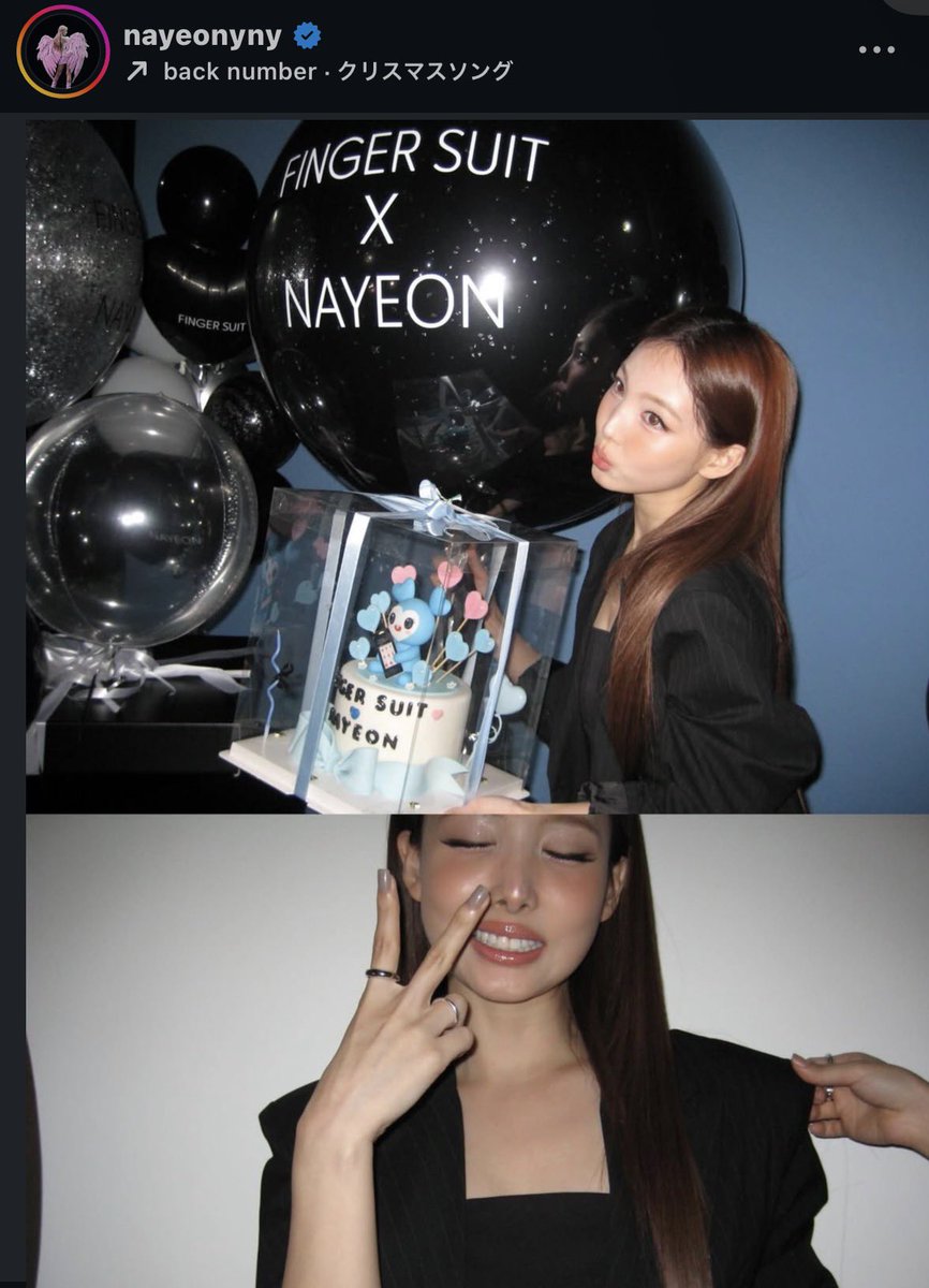 ナヨンさんがback numberの音源使ってくれてるだけでも嬉しい.｡.:・ﾟ♡
