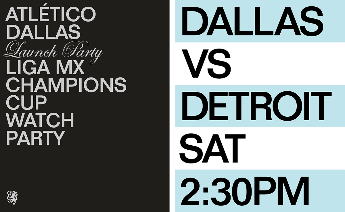 brandarchivexyz's tweet image. Atlético Dallas by Moniker, 2025
Now on Brand Archive: brandarchive.xyz

#logos #branding #design #soccer #brandarchive