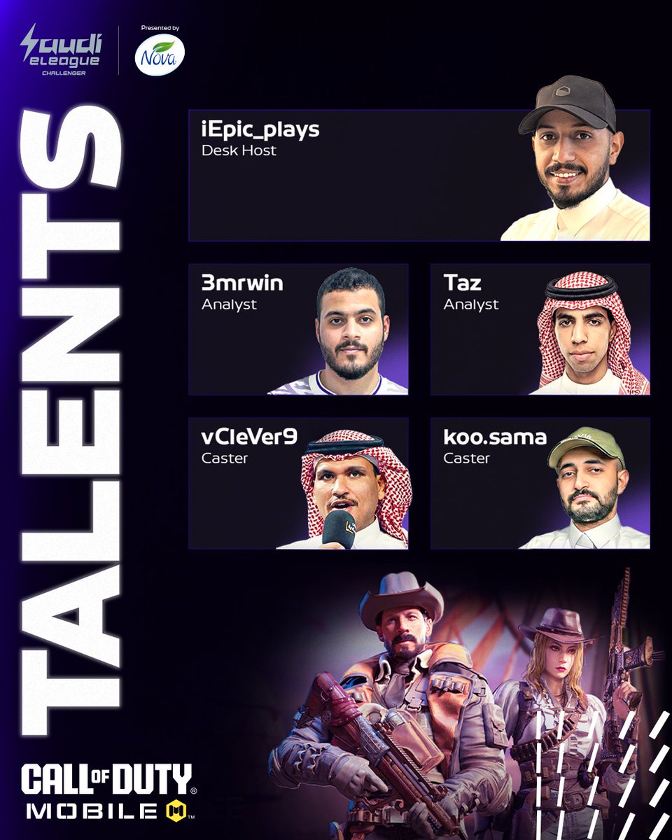 في كل مباراة… في عين تلتقط التفاصيل وتفصلها🧐🎙

مواهبنا حاضرين بحماسهم لتغطية أحداث بطولة COD Mobile الكبرى 💚

#ساحة_ماتهدا