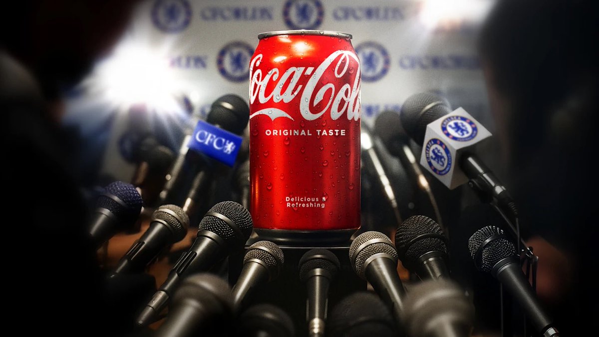 CFCDaily's tweet image. 🚨 Chelsea Football Club today announces a new long-term relationship with The Coca-Cola Company, making Coca-Cola the Official Soft Drink Supplier of the club across the UK and Europe. [chelseafc]