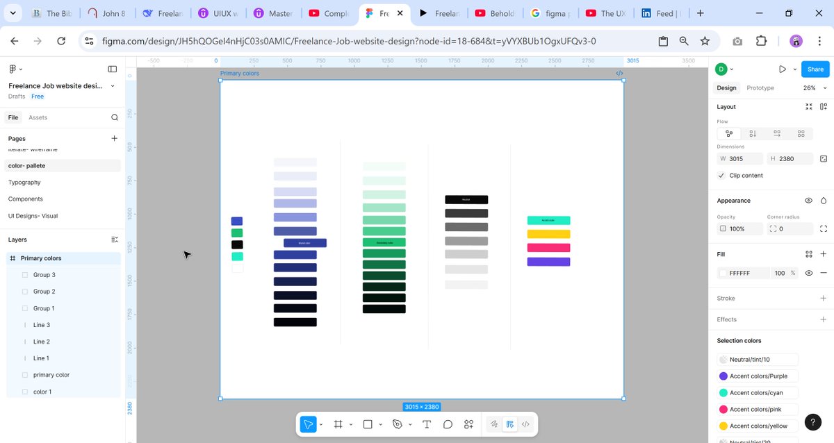 Dayoaademola's tweet image. Picking a color palette is one of the toughest parts of design. 🎨

Early on for #CodeLance, I cycled through endless combinations. Too corporate? Too playful?

A good eye for color isn’t innate—it’s built through practice, iteration, and studying great work.