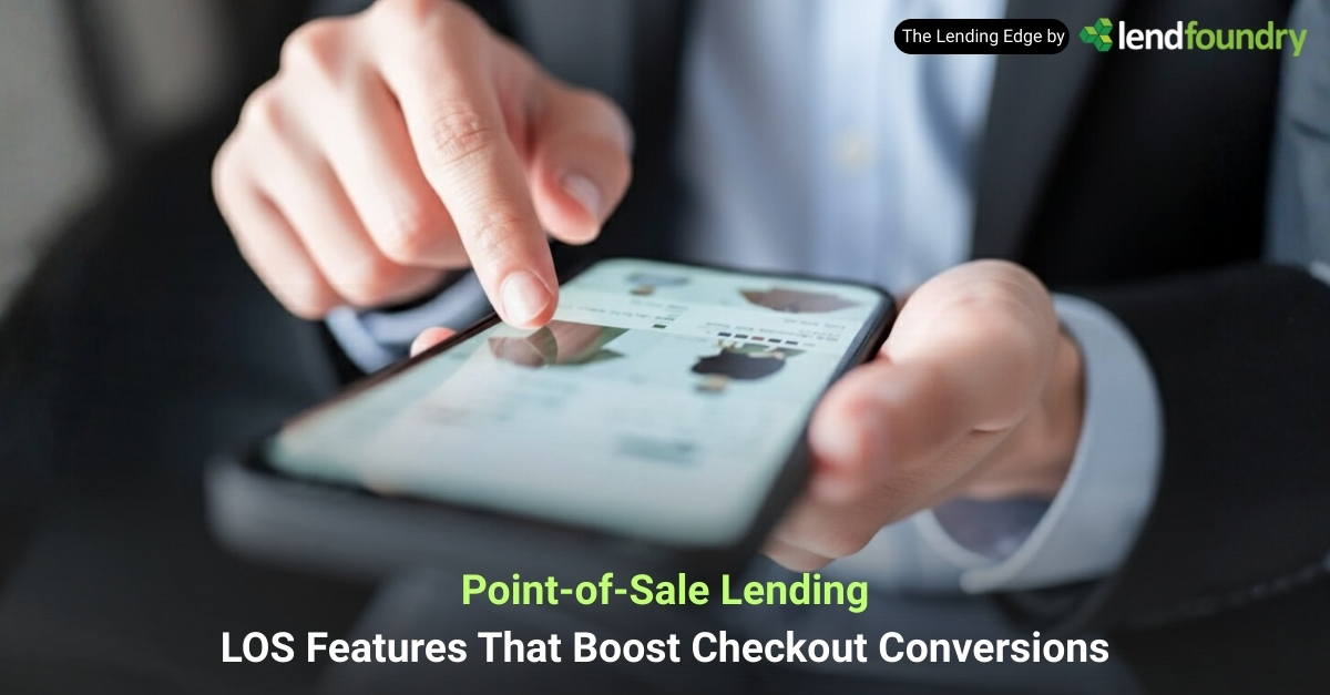 lendfoundry's tweet image. Checkout conversions are won or lost in seconds.

POS lending + the right LOS features = more approvals, higher AOV &amp;amp; fewer drop-offs.

See the essentials that power frictionless financing and faster growth: url-shortener.me/93X

#POSLending #EmbeddedFinance #Fintech #BNPL