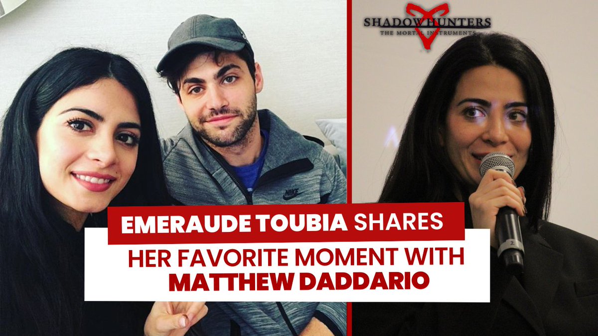 FrConventions's tweet image. Emeraude Toubia et Nicola Correia-Damude ont profité de la #FITP d&apos;@Union_Conv pour évoquer leur meilleur souvenir sur le tournage de #Shadowhunters, notamment avec Matthew Daddario 👇
youtube.com/watch?v=deYPuu…