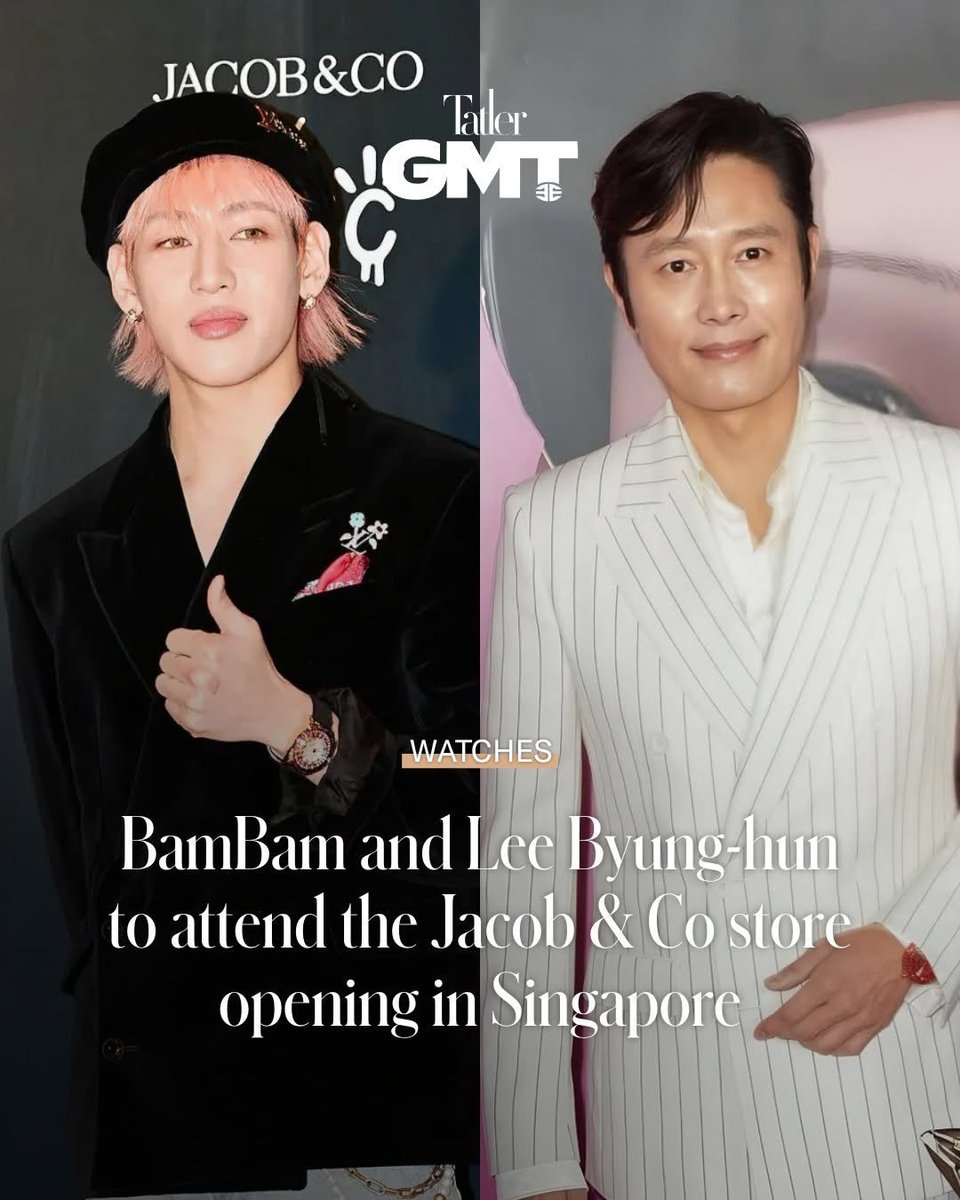 แบมแบมจะไปร่วมงานเปิดช็อปของนาฬิกา JACOB &amp; CO ที่สิงคโปร์ ตอนนี้น้องกำลังจะเดินทางแล้ว เดินทางปลอดภัยครับผม🫶🏻

 #BamBamxJacobandco
#BamBam #뱀뱀 <a href="/BamBam1A/">BamBam</a>