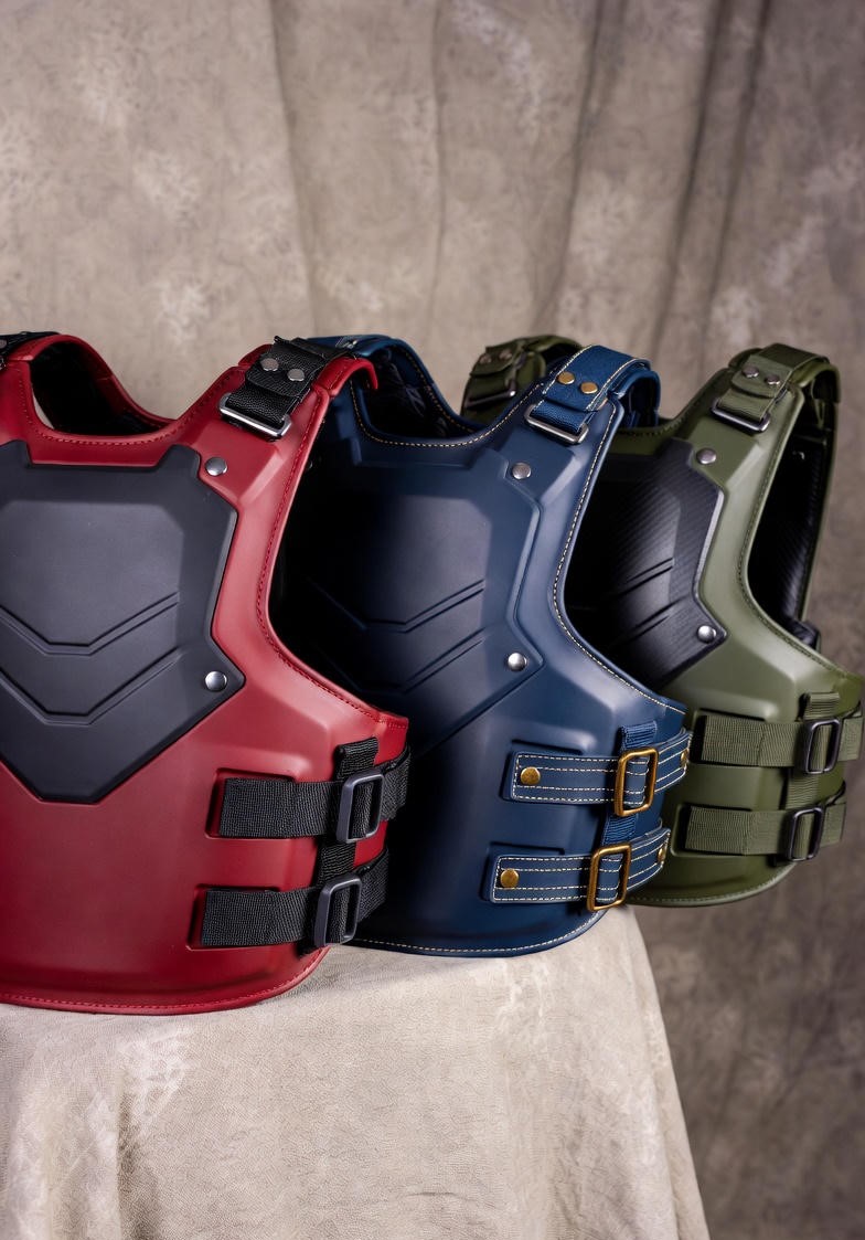 extrauniqueone's tweet image. These are my personal designs. I have lots more. I play no games with my fashion. I am Thee Unique! Made this updated version a couple days ago. What y’all think? 
By: Unique  
Back brace/protective gear, yeah! Holler at me hmm