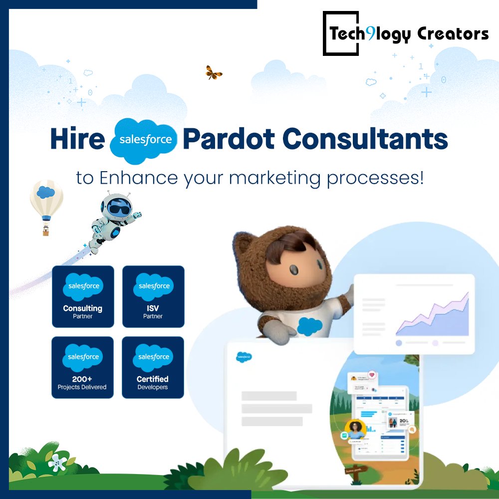 t9lcreators's tweet image. Bring the best out of your marketing automation with Salesforce Pardot Consultants. 🚀 
Consider us to make your campaigns run smarter, faster, and with measurable impact!✨
👉Learn more: tinyurl.com/5n77x28m
#Tech9logyCreators #SalesforcePardot #EmailMarketing #Automation