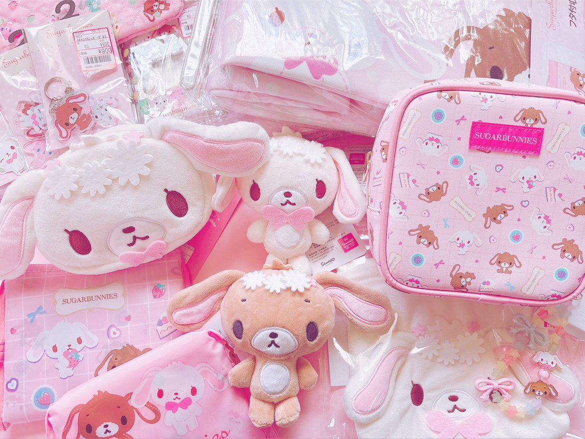 アベイルのシュガーバニーズ🤍🤎 かわいすぎる🩷💕💕💕 #Sanrio