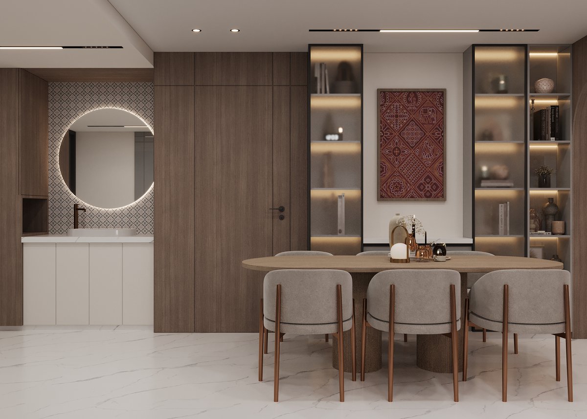 Neoscape_D's tweet photo. Project: Soham residency space: Dinning
design by: Meera Infratech
CGI: @Neoscape_D 

#interior_design #interior_and_living #interior2you #interiorarchitecture #3d #3dviz #archviz #3drender #cgi #3dmodeling #architecture #architect #interiordesign #design #visualization #dinning https://t.co/2fSeH0iKOO