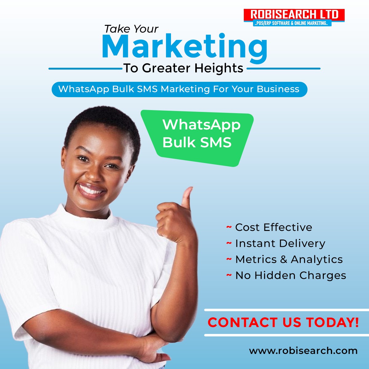 RobisearchICT's tweet image. Hassle free -Increase sales -Reduce cost,SMS just 0.8Ksh each

Sign up now to Bulk sms &amp;amp; receive up to 500 FREE sms on your first top-up!

📞0780655987

#ARSTOT Tottenham Spurs Thomas Frank Eberechi Eze Arsenal Paul Pogba