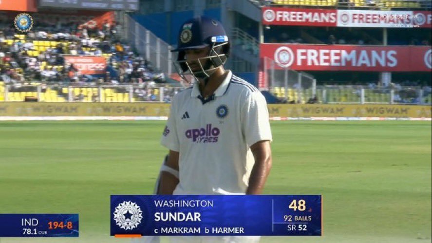 Advitxvirat's tweet image. Whether it&apos;s Aus, Nz, Eng, Sa,  Gabba, MCG, Manchester, Oval, or even in India send him at 3 at 5, at 8, or 9, he will be a saviour for India at any stage.

The man, The myth, The future : Sir Washington M sundar.